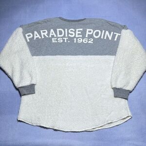 Spirit Jersey Paradise Point San Diego Vacation Village Sherpa Sweater Sz Medium